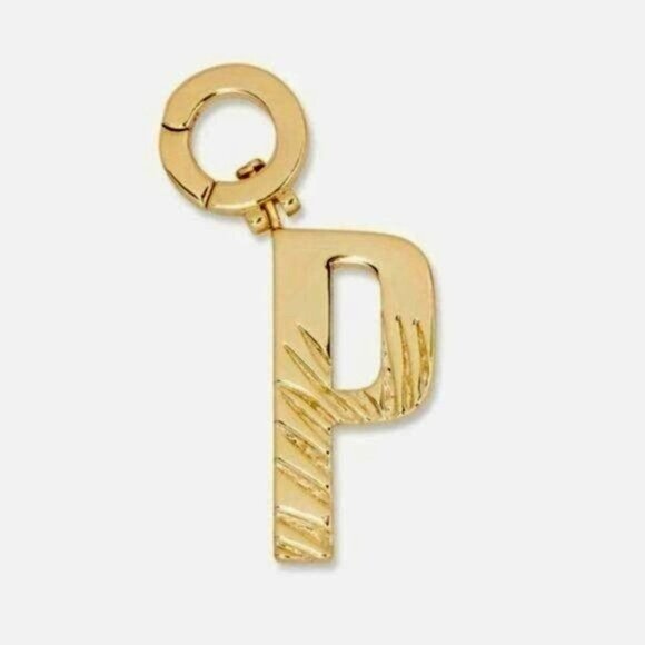 Gorjana Parker Charm Alphabet  Initial P 18K Gold Plated - Picture 4 of 11